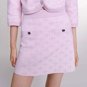 NWOT Maje Jacquard Knit Skirt 36